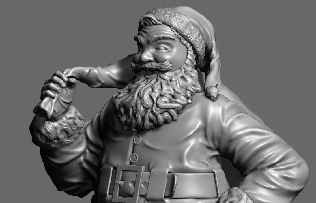 Santa Claus  3D print model_0