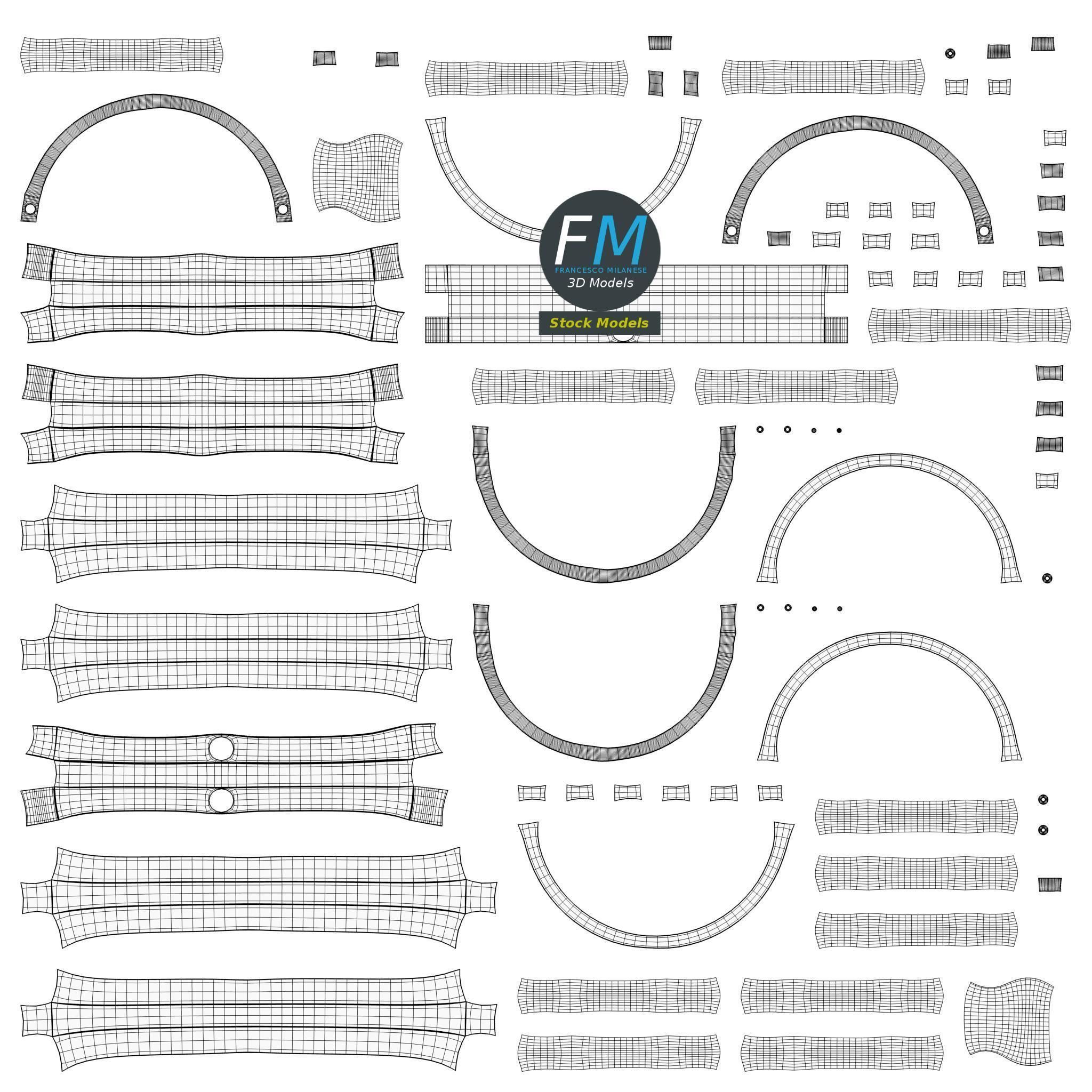 Ankle shackles 3D model_11