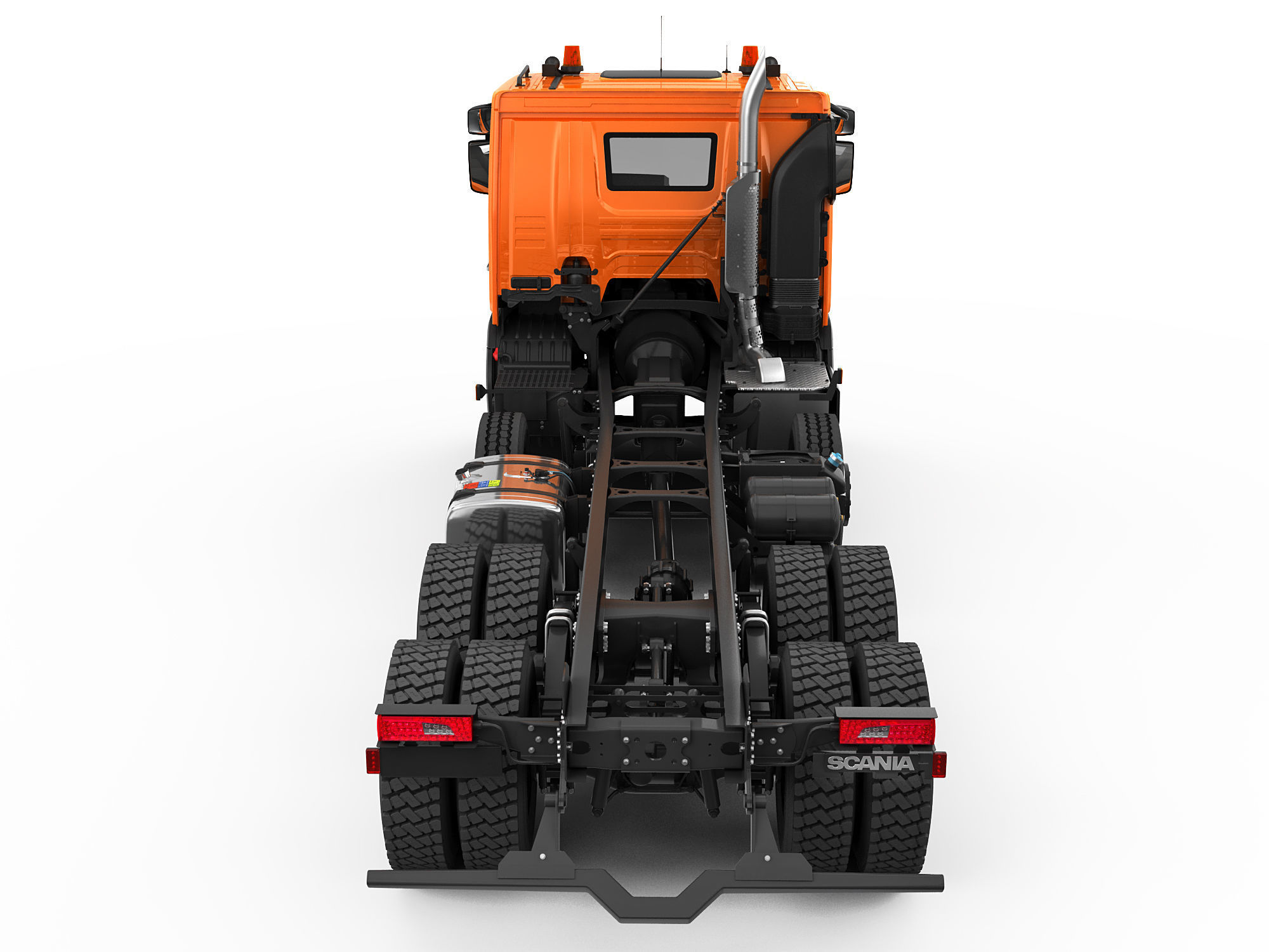 Truck XT 8X4 3D model_15