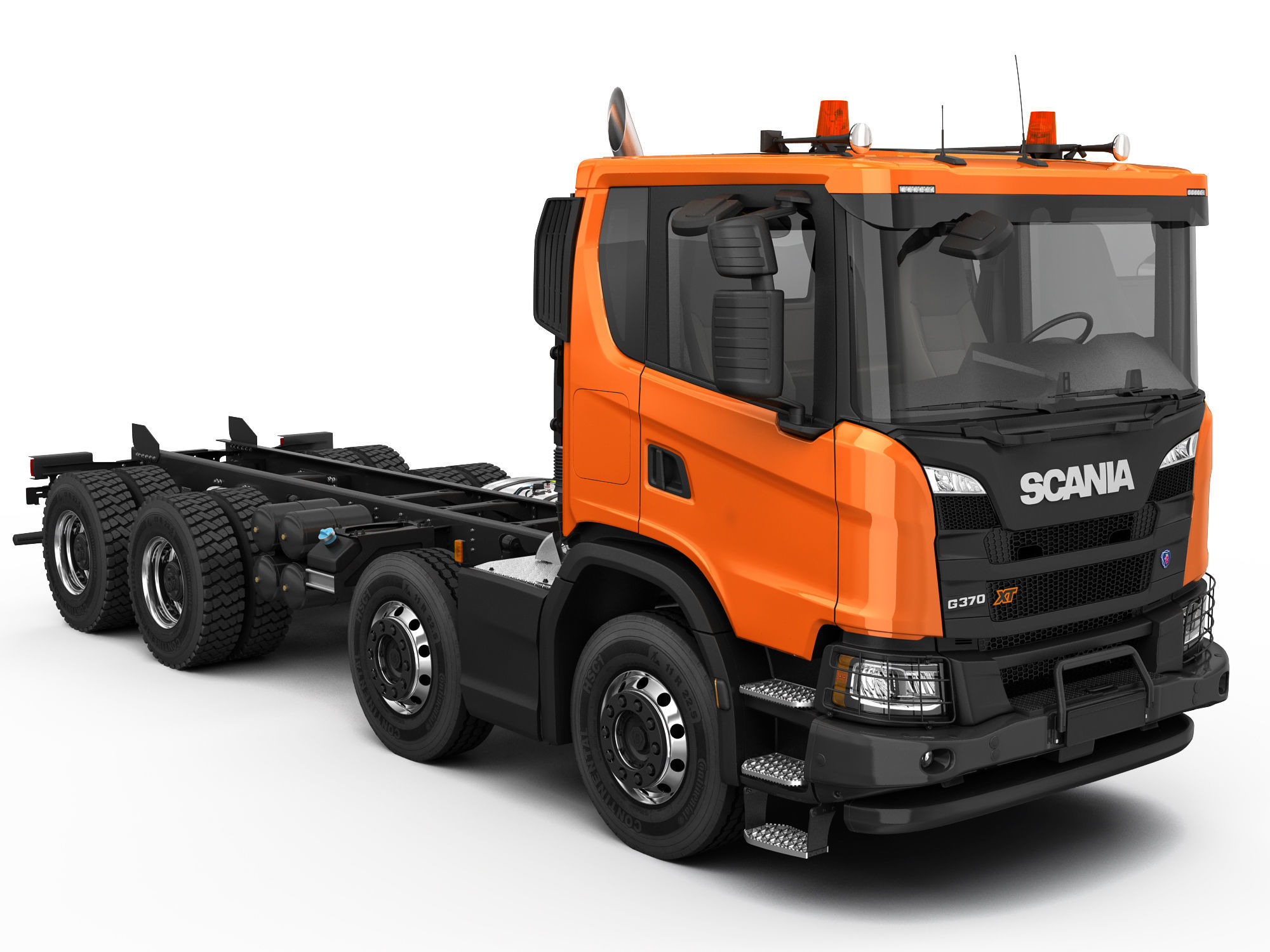 Truck XT 8X4 3D model_13