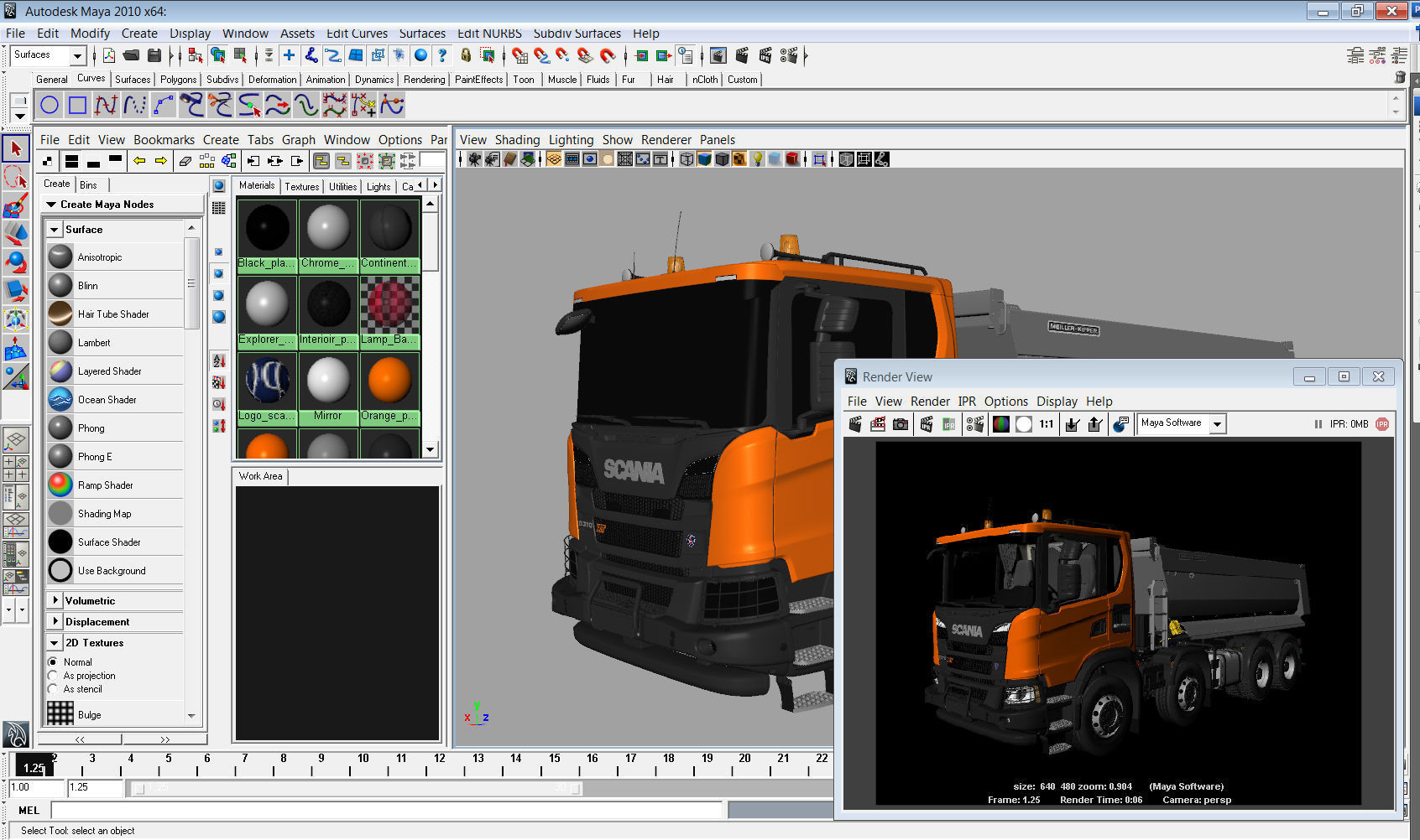 Truck XT 8X4 3D model_20