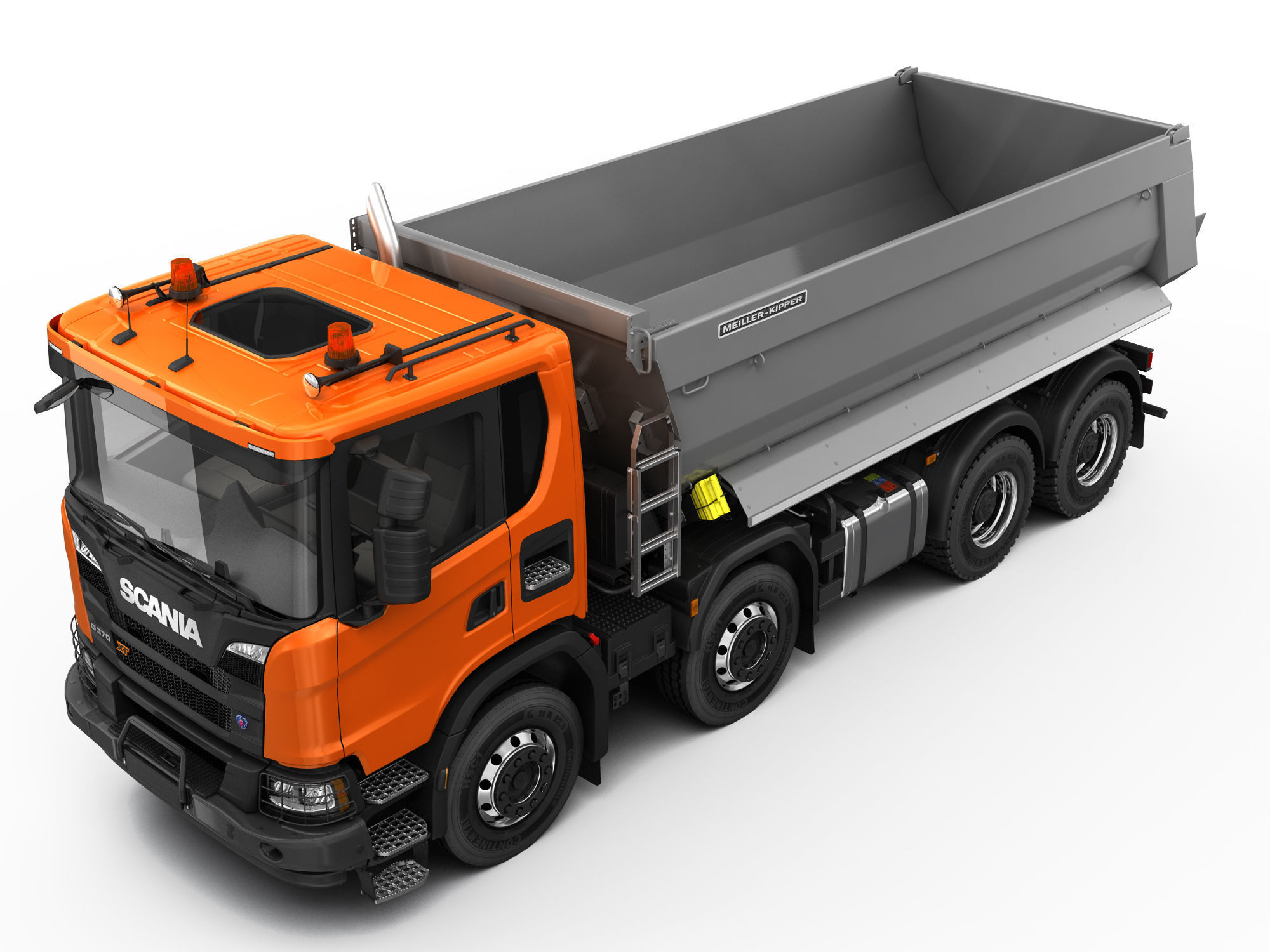 Truck XT 8X4 3D model_3