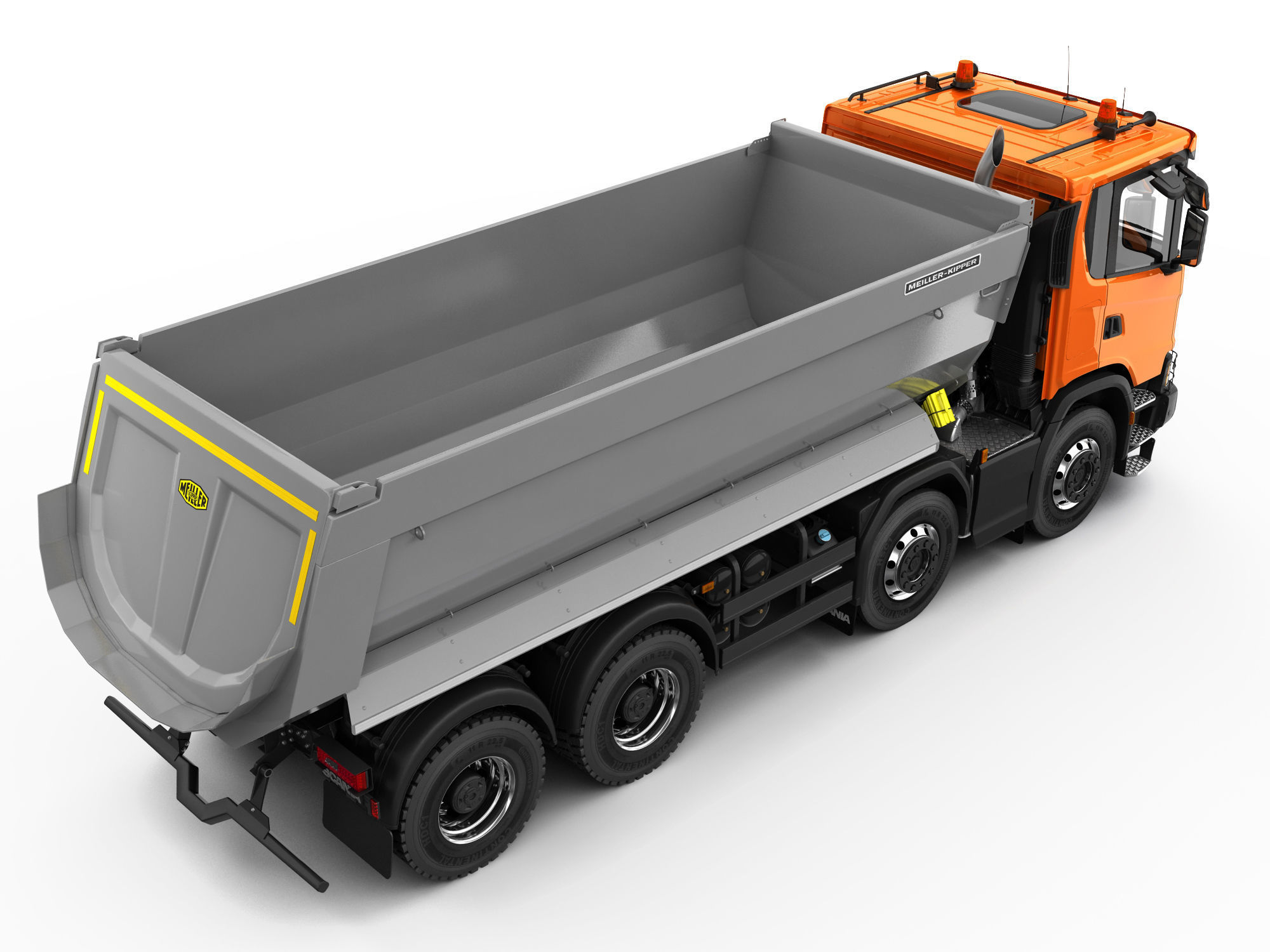 Truck XT 8X4 3D model_6