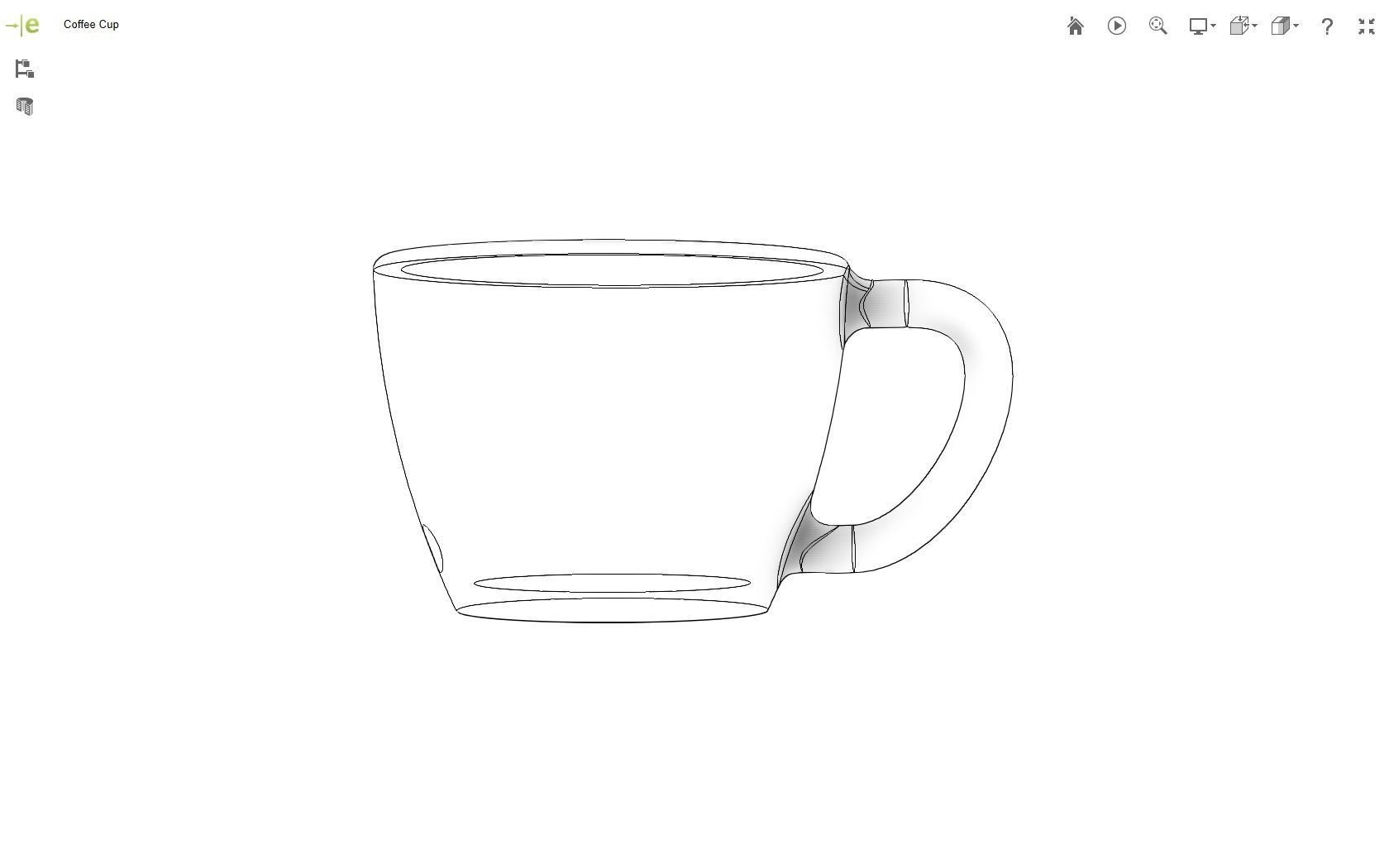 Coffee Cup 3D print model_15