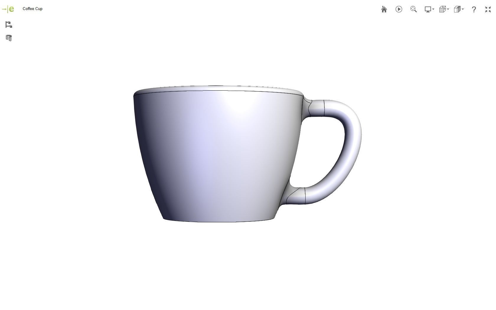 Coffee Cup 3D print model_12
