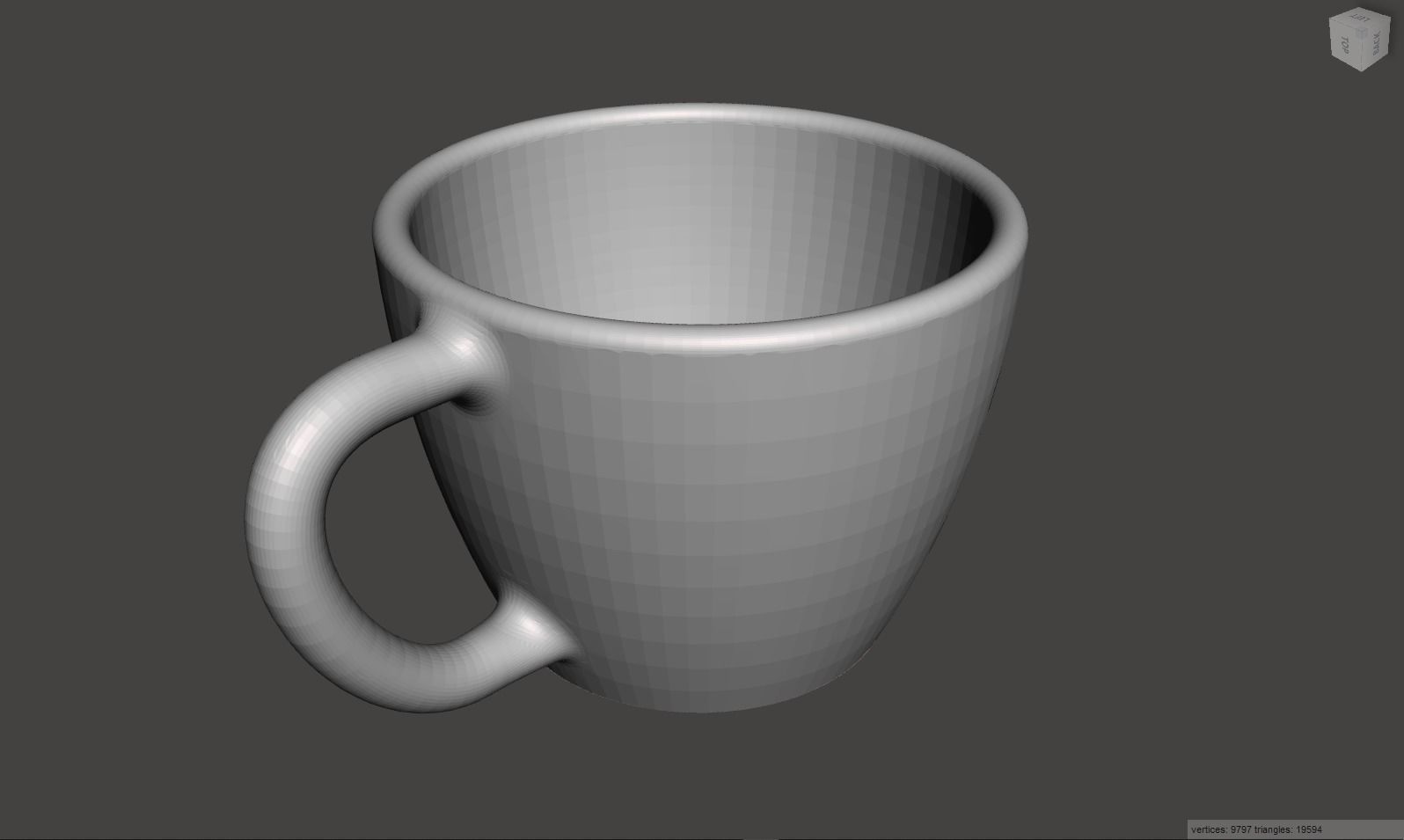 Coffee Cup 3D print model_2