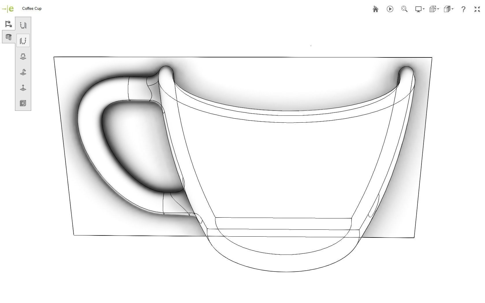 Coffee Cup 3D print model_43