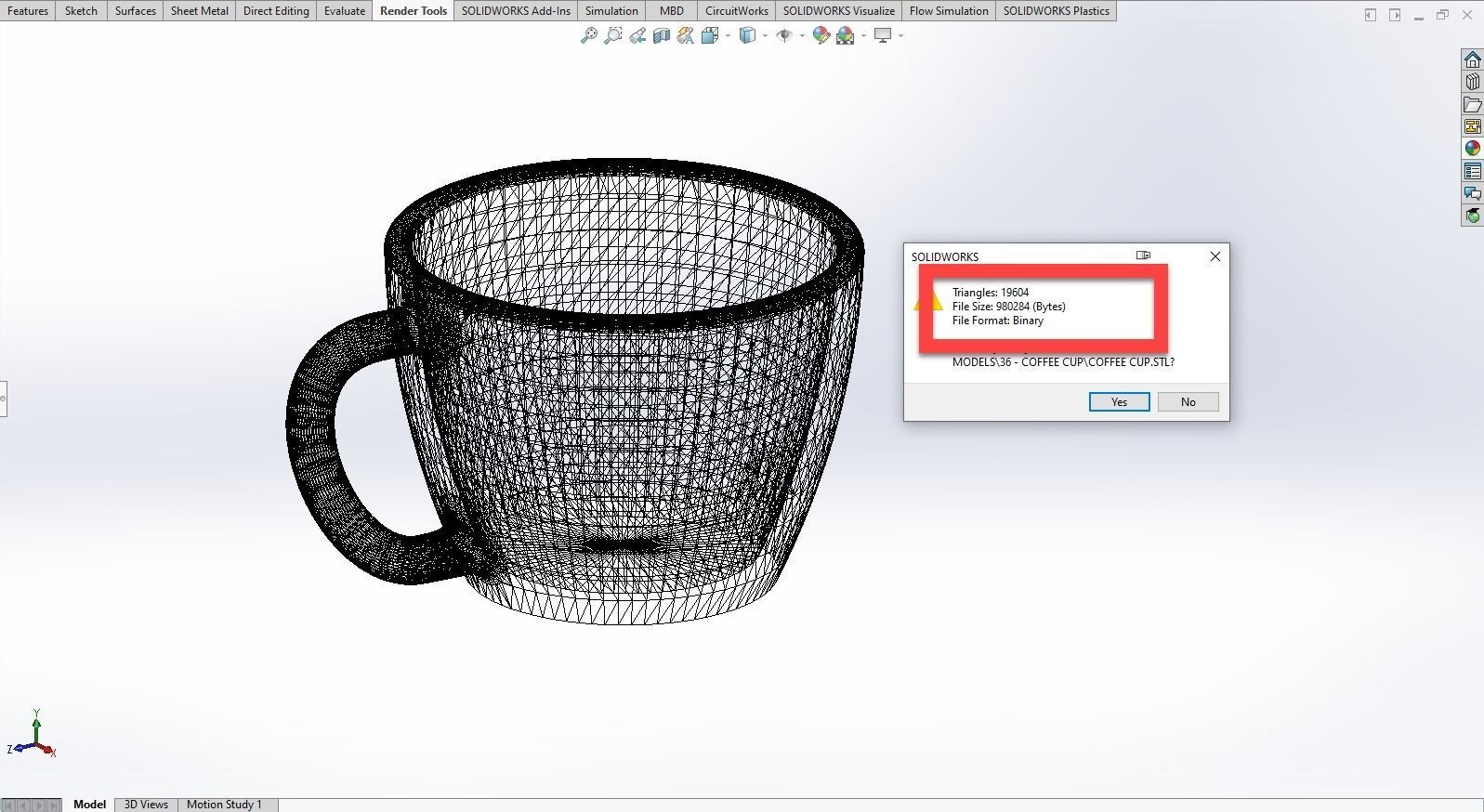 Coffee Cup 3D print model_49