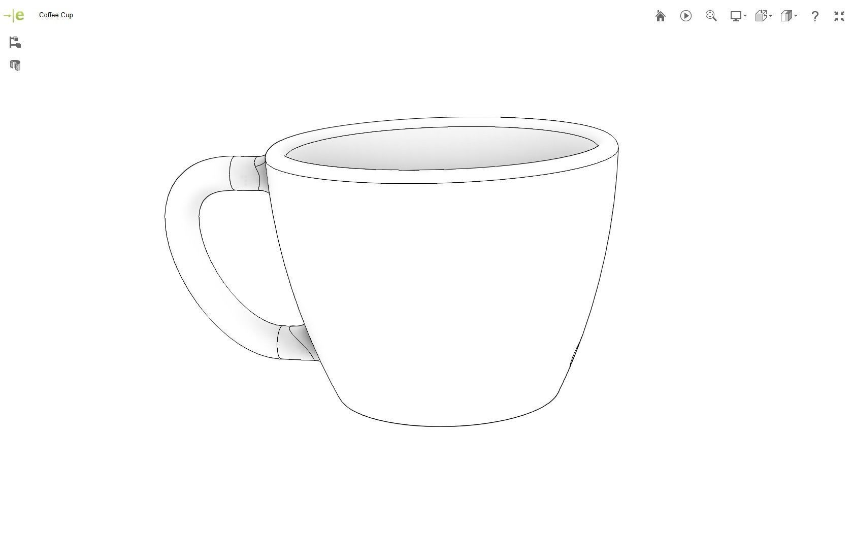 Coffee Cup 3D print model_29