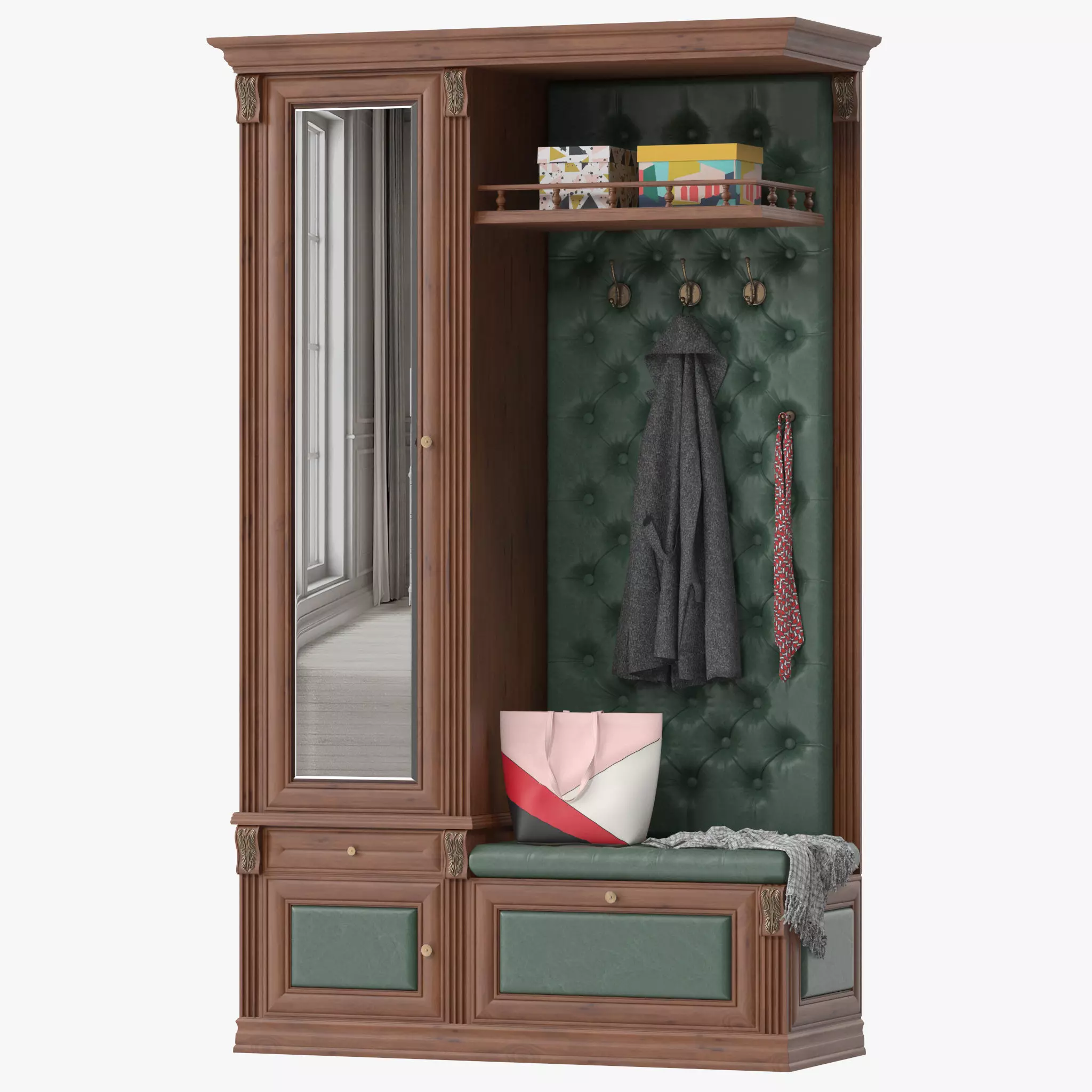 Classic Hallway 3D model