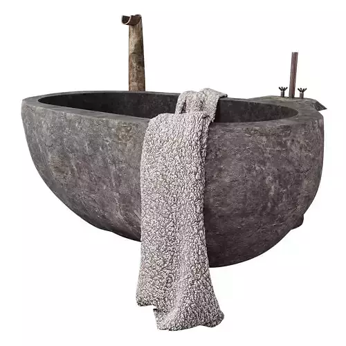 Bath stone 3D model