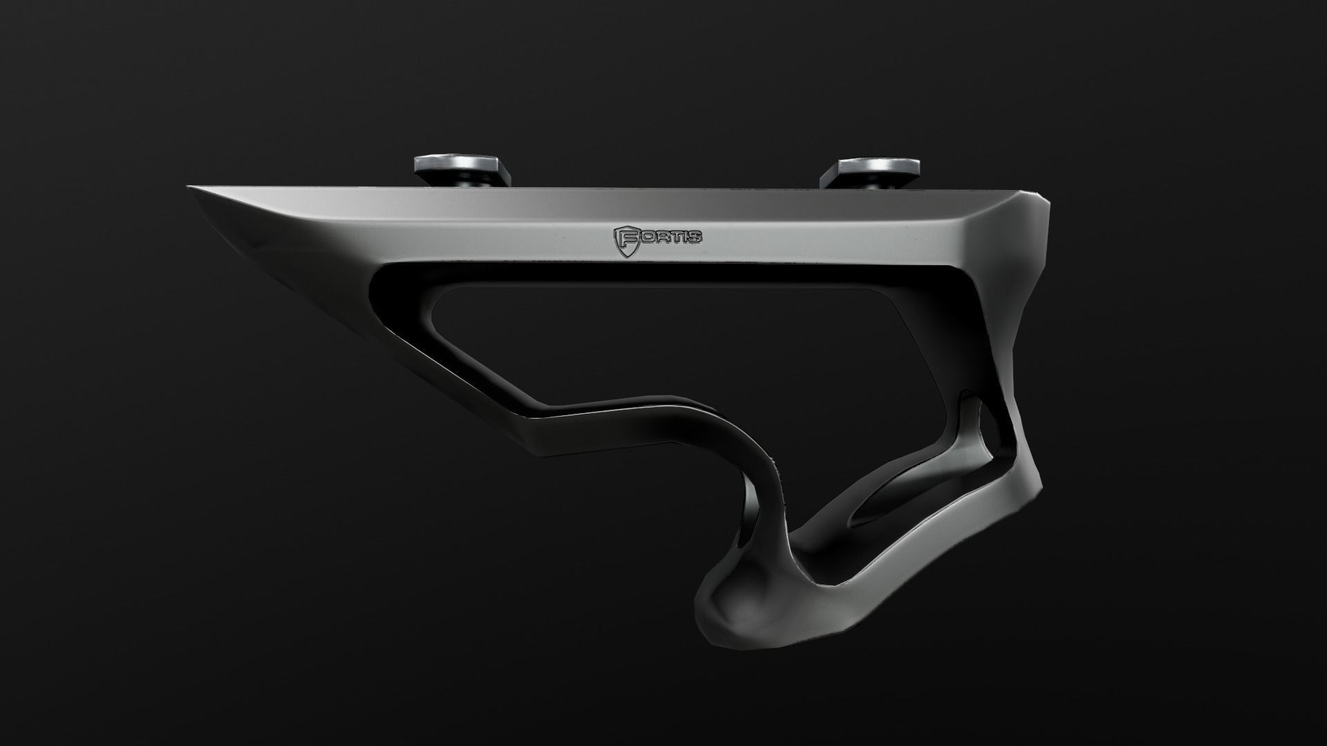 Fortis SHIFT Short MLOK Angled Grip Low-poly 3D model_8