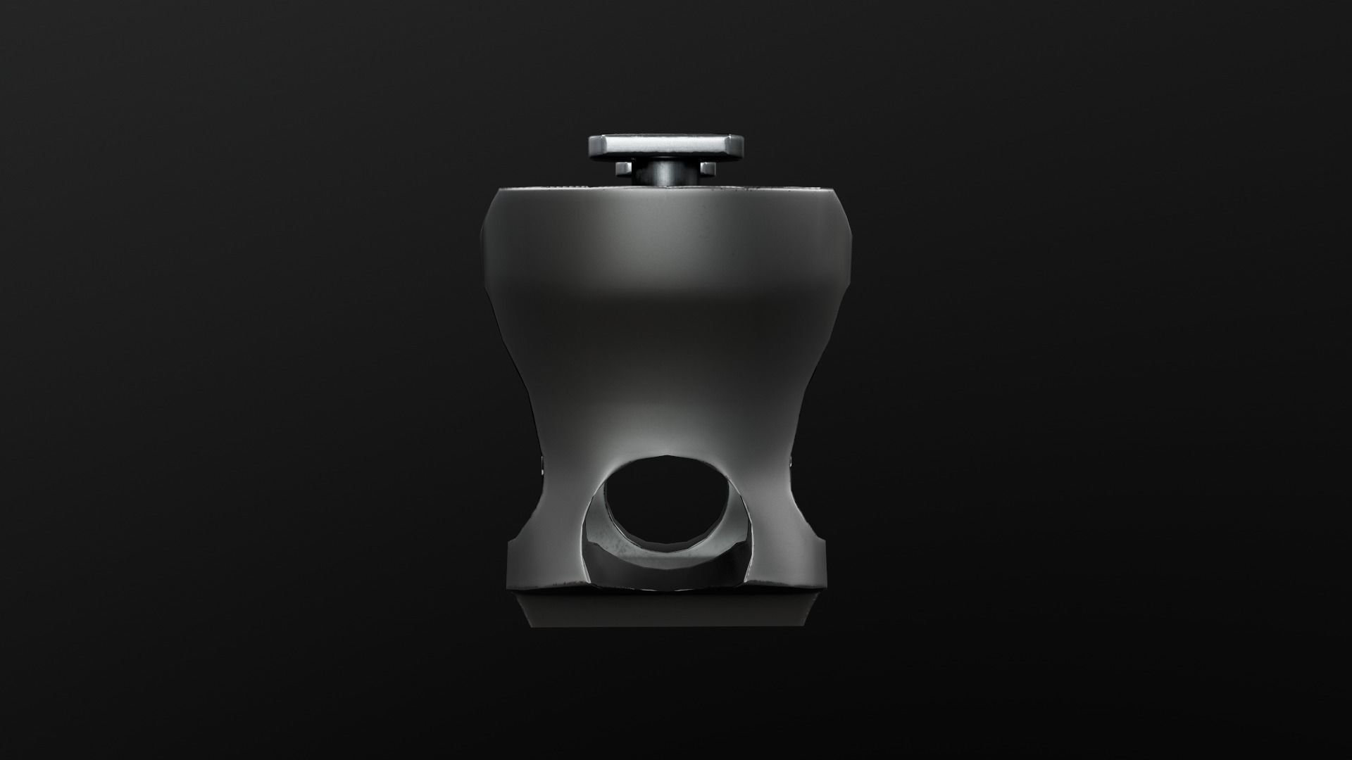 Fortis SHIFT Short MLOK Angled Grip Low-poly 3D model_10