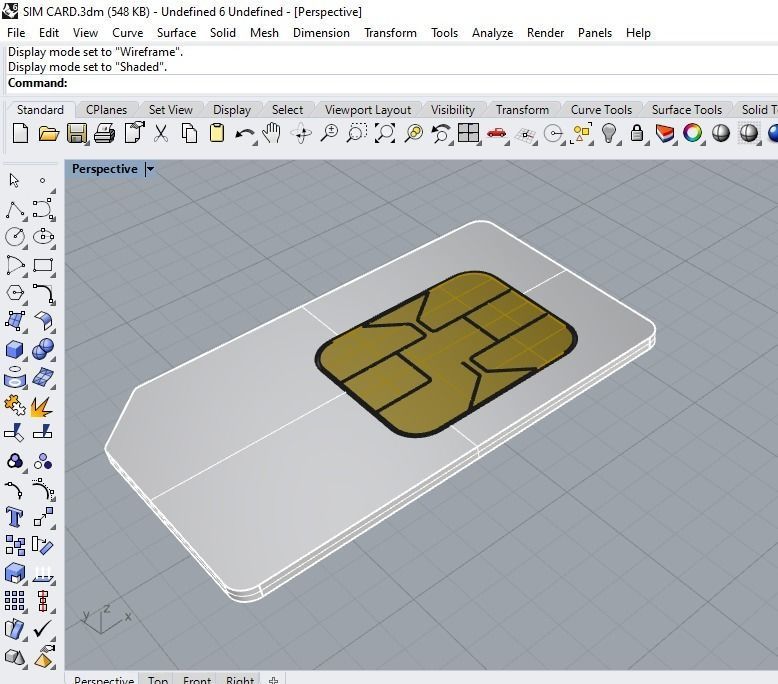 SIM CARD 3D model_8