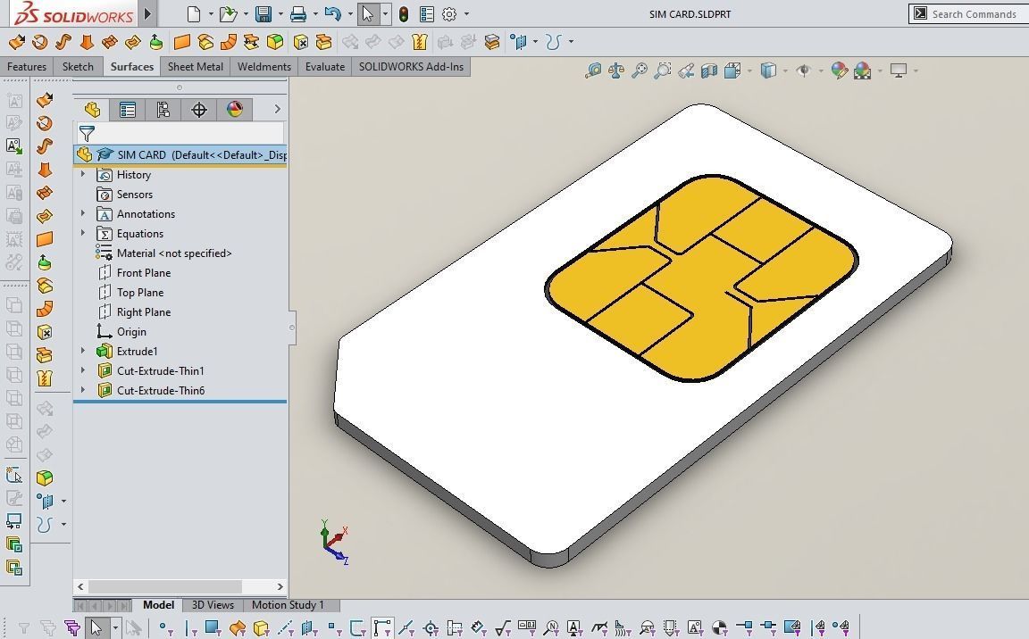 SIM CARD 3D model_6