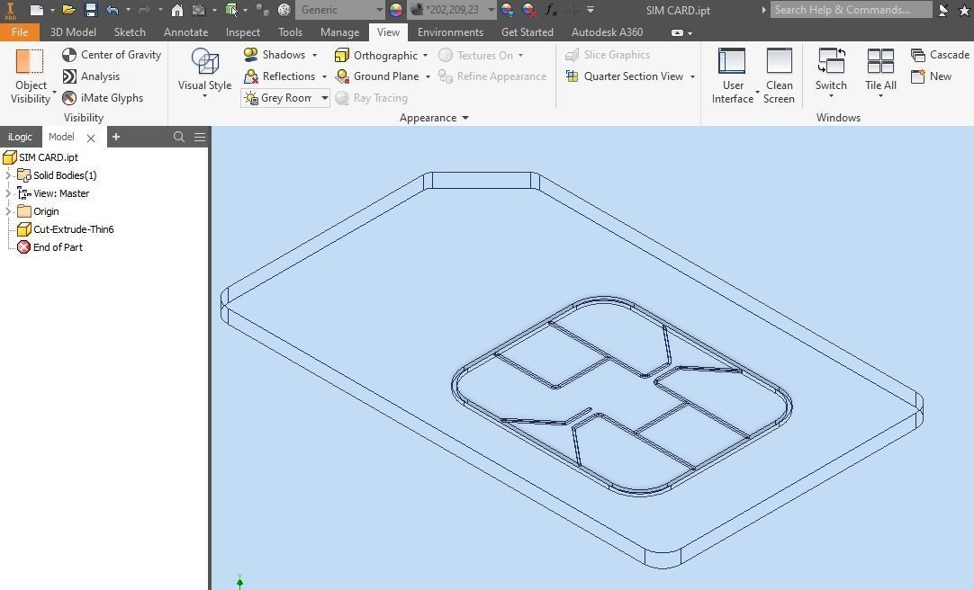 SIM CARD 3D model_13