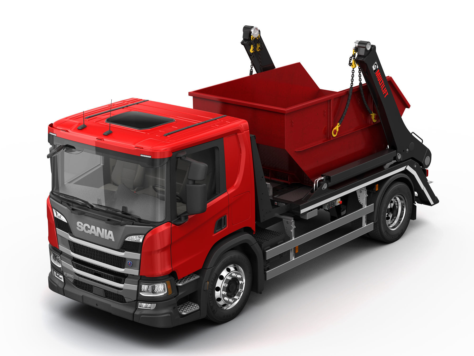 Truck Multilift Futura 12 3D model_3