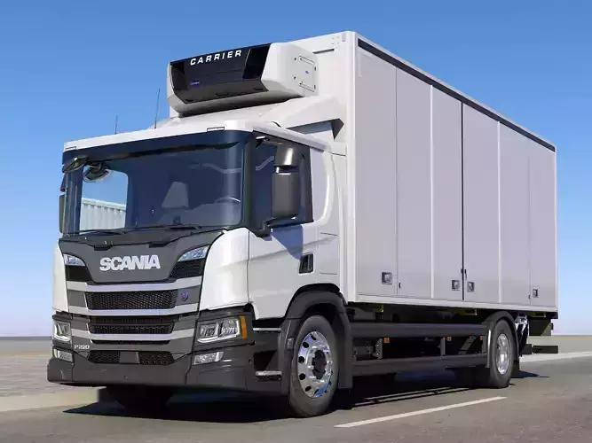 Truck VAN 4X2 riggid 3D model