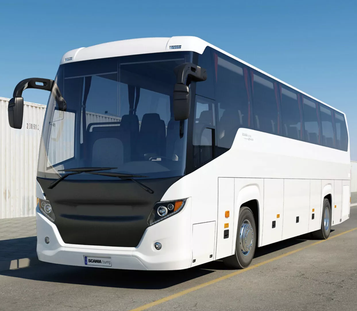 BUS TOURING 2010 3D model