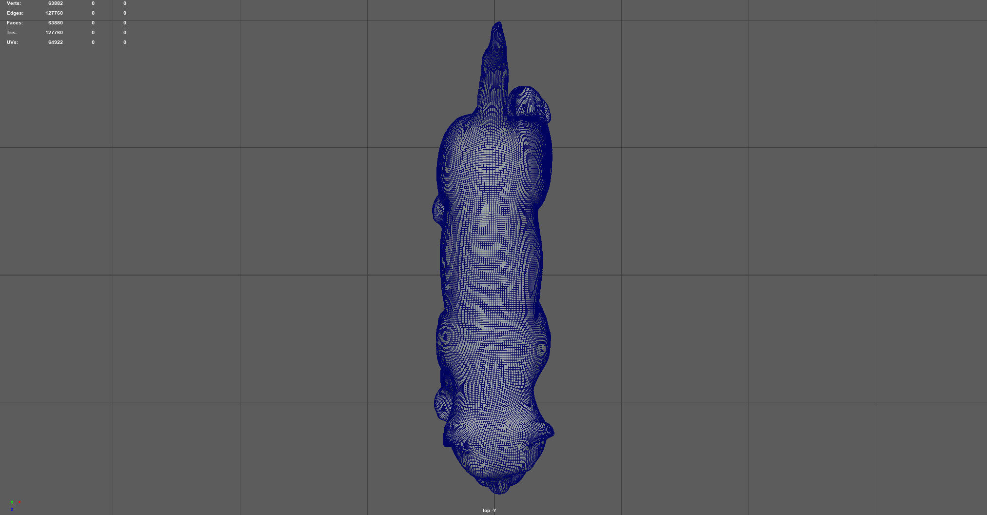 REALISTIC CAT siamese Low-poly 3D model_12