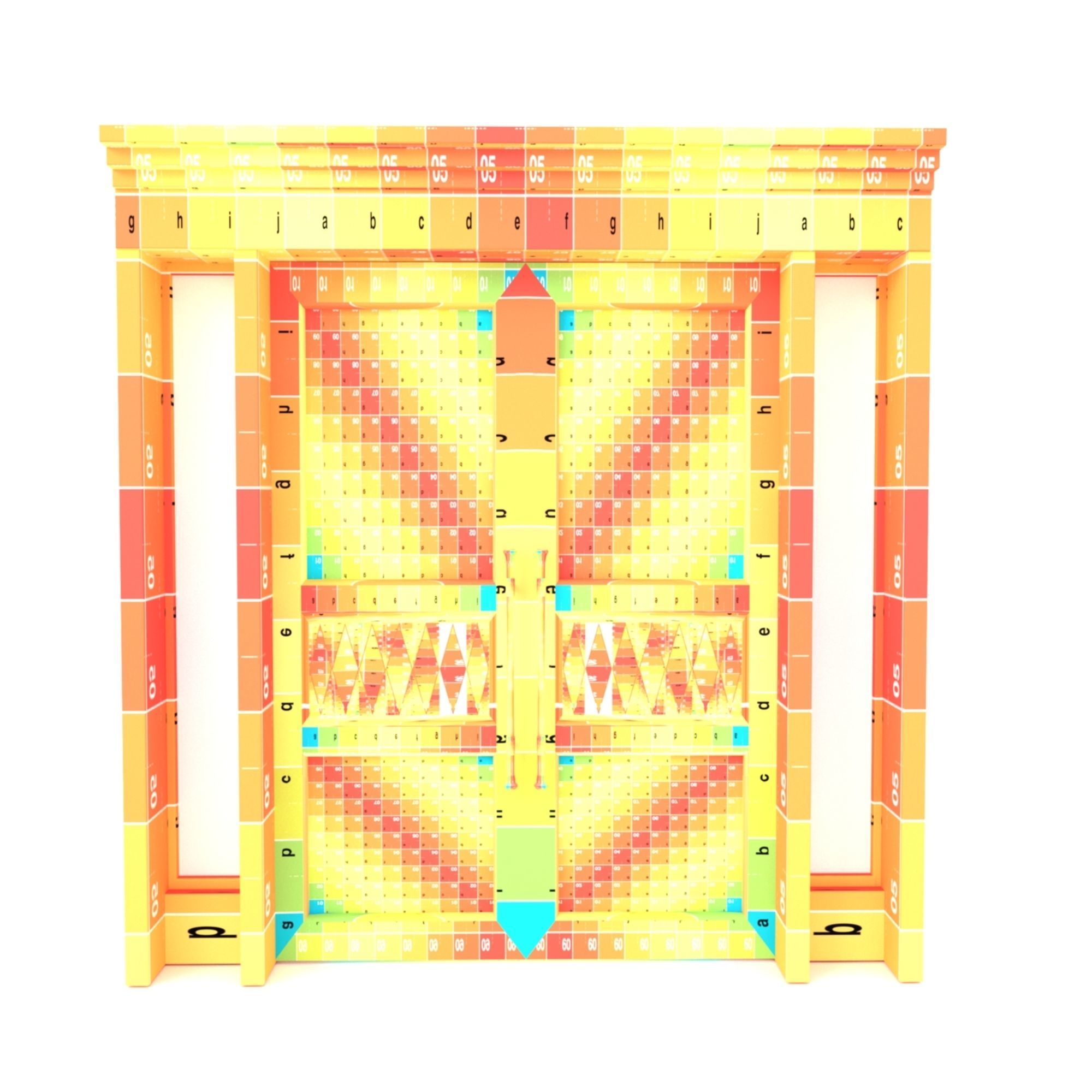 CLASSIC DOOR Free 3D model_6