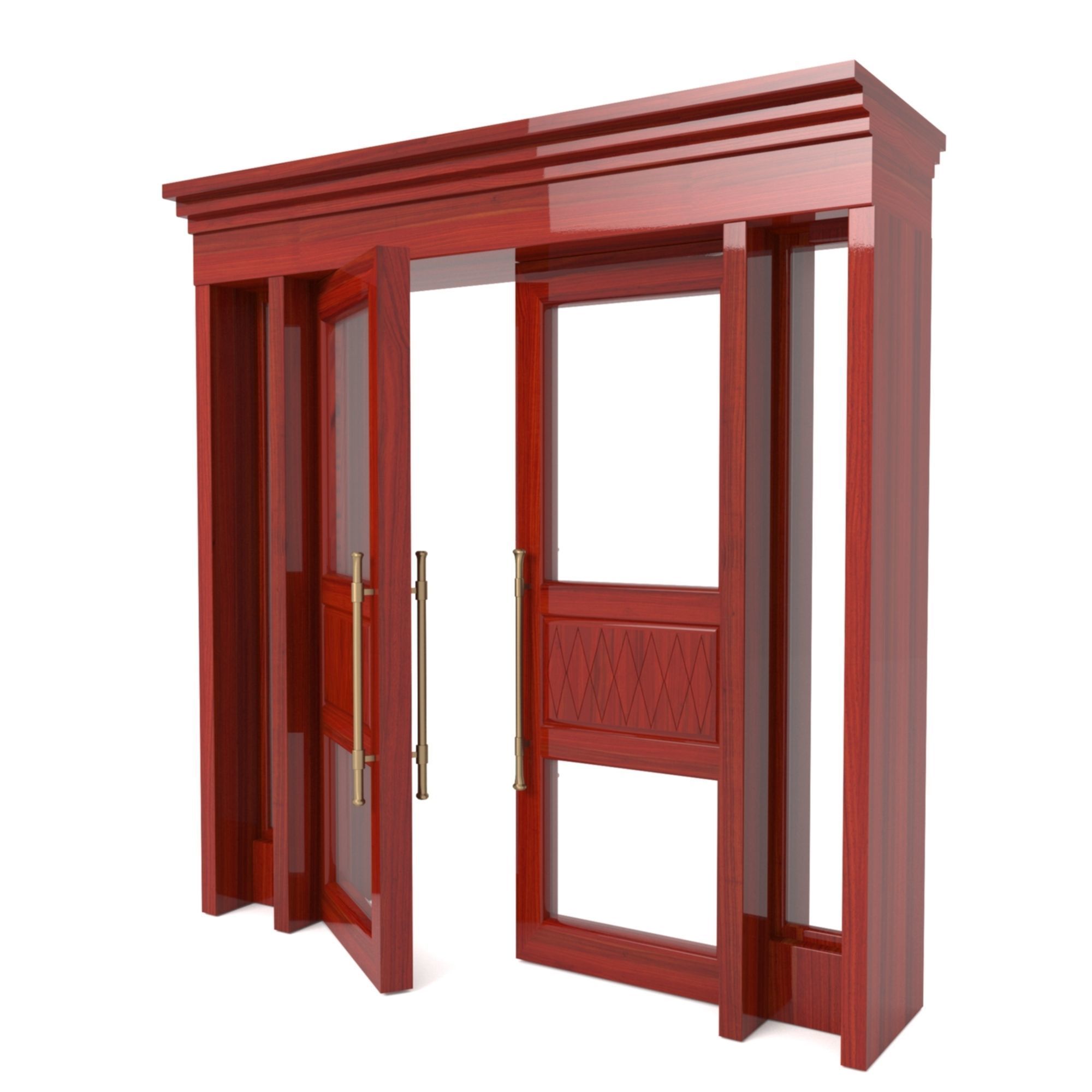 CLASSIC DOOR Free 3D model_2