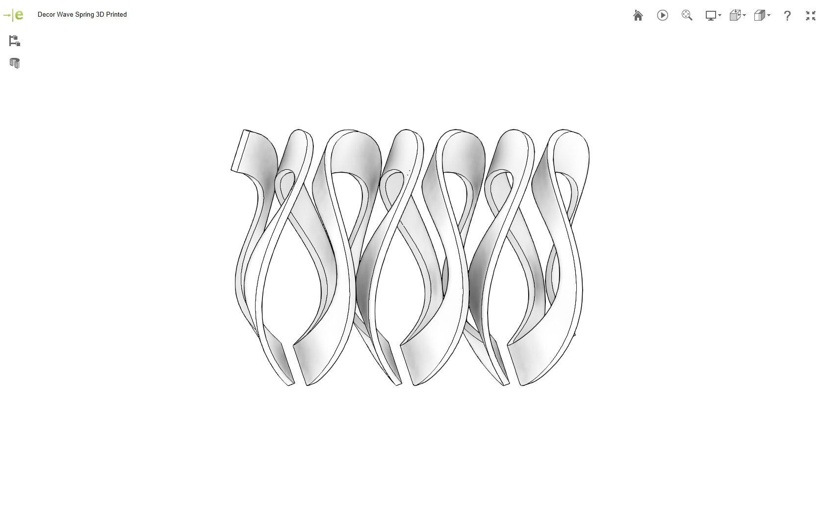 Wave Spring 3D print model_14