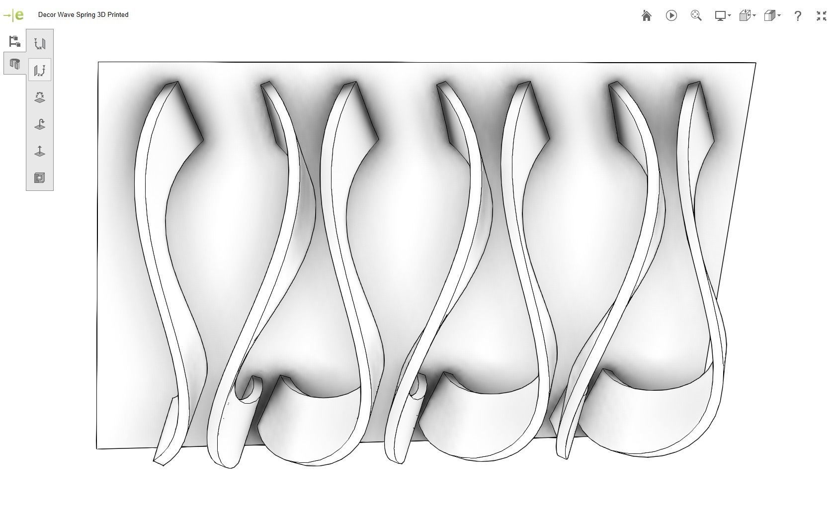 Wave Spring 3D print model_36
