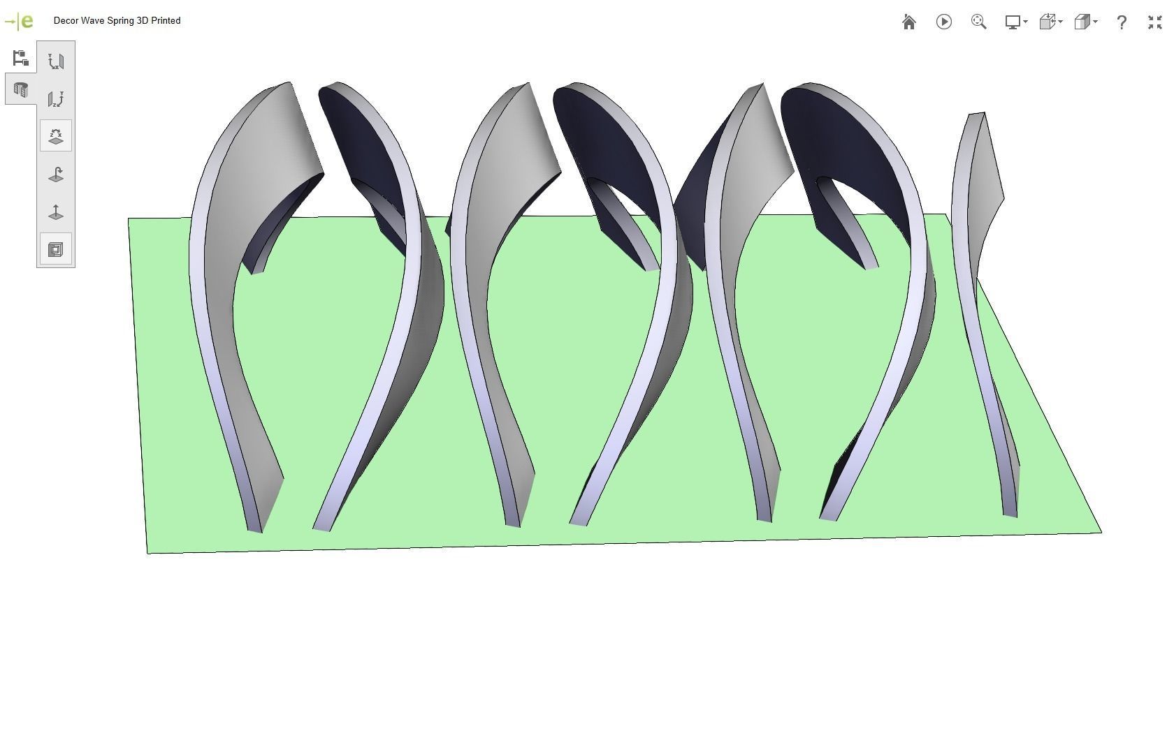 Wave Spring 3D print model_39