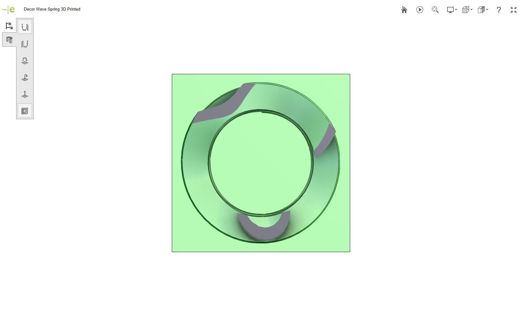 Wave Spring 3D print model_29