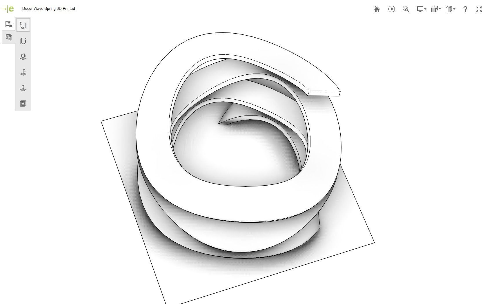 Wave Spring 3D print model_33