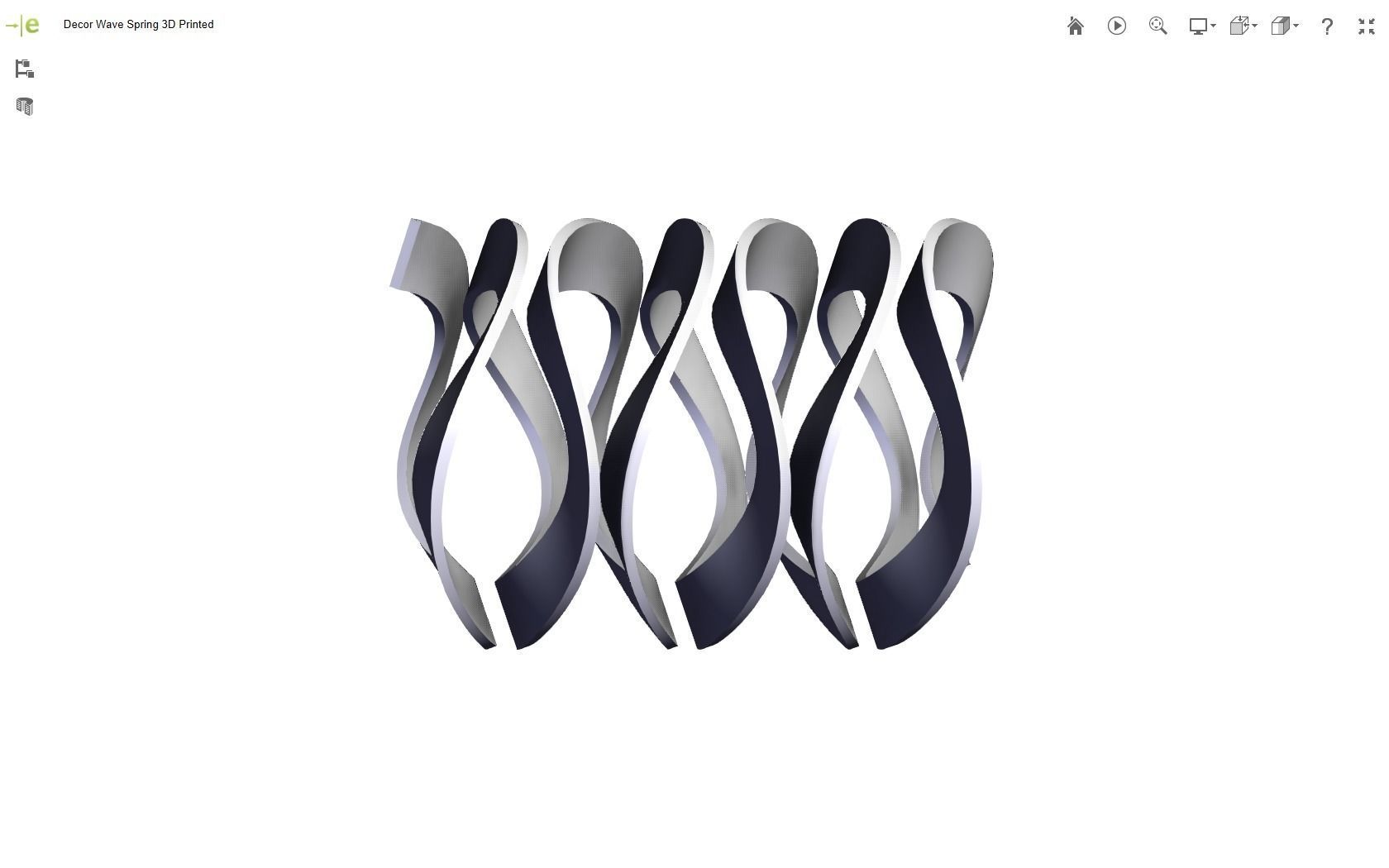 Wave Spring 3D print model_13