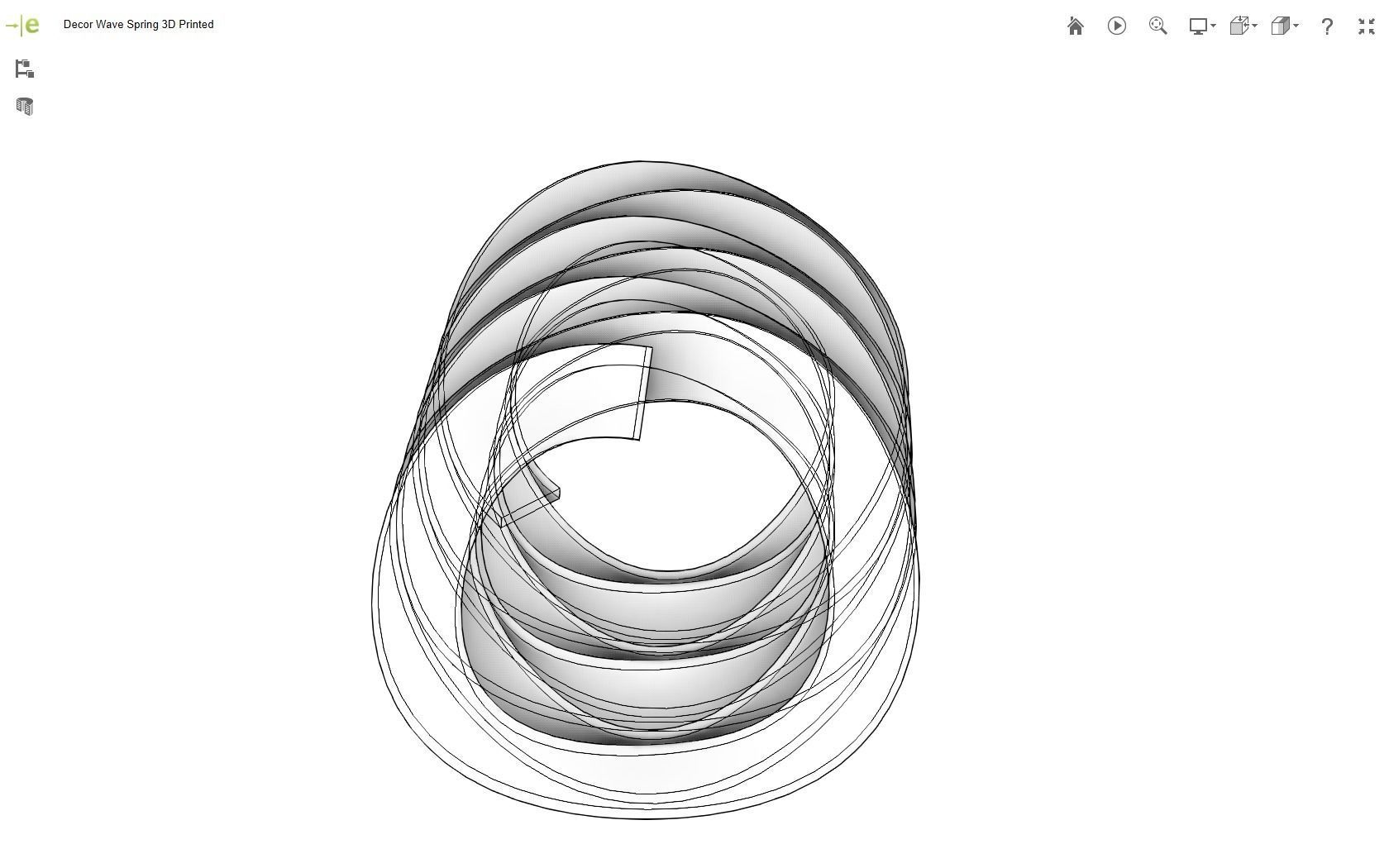 Wave Spring 3D print model_24