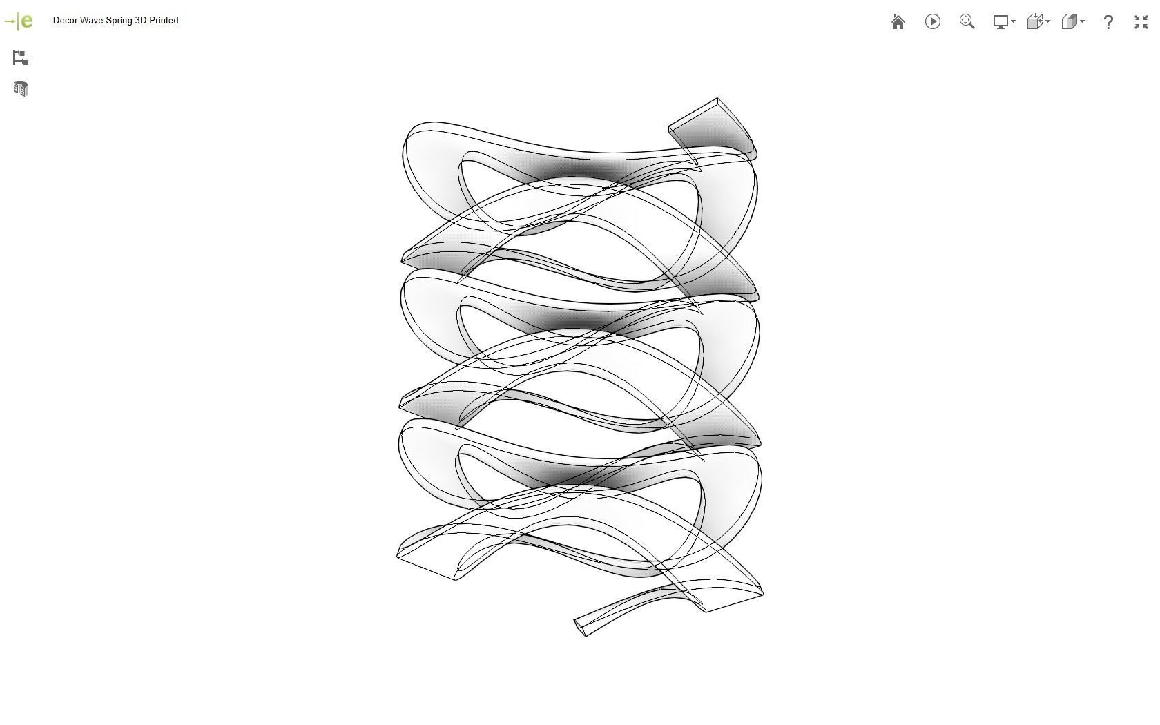 Wave Spring 3D print model_28