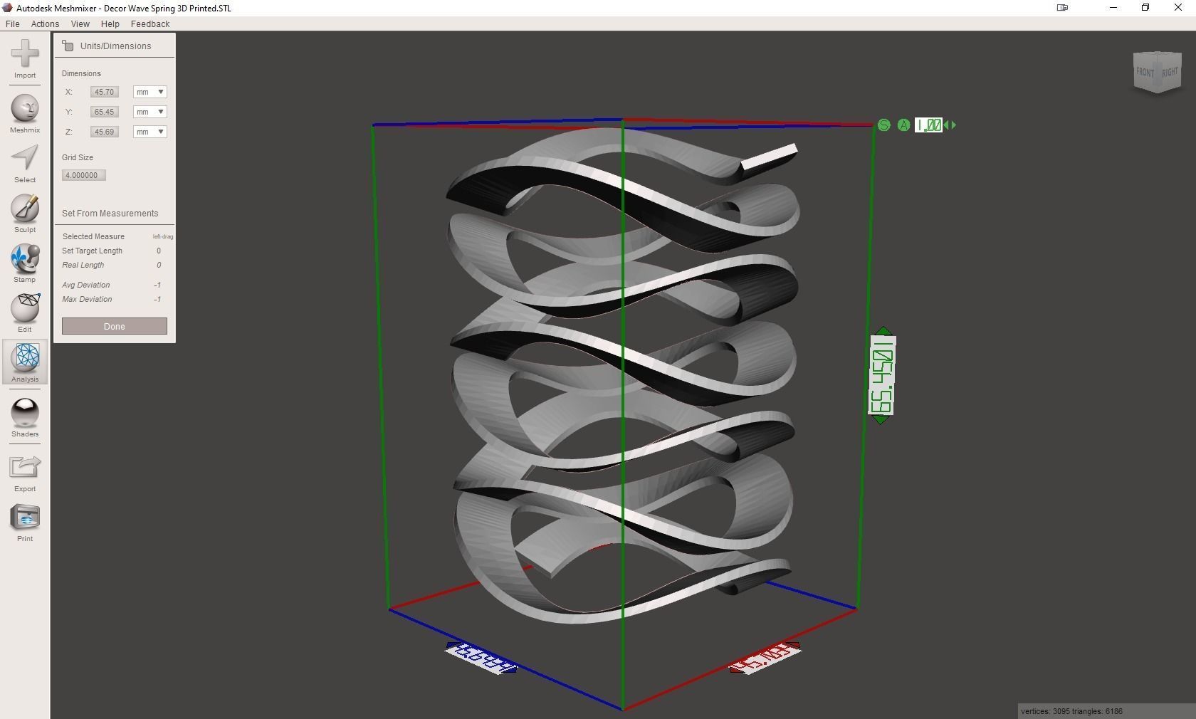 Wave Spring 3D print model_3