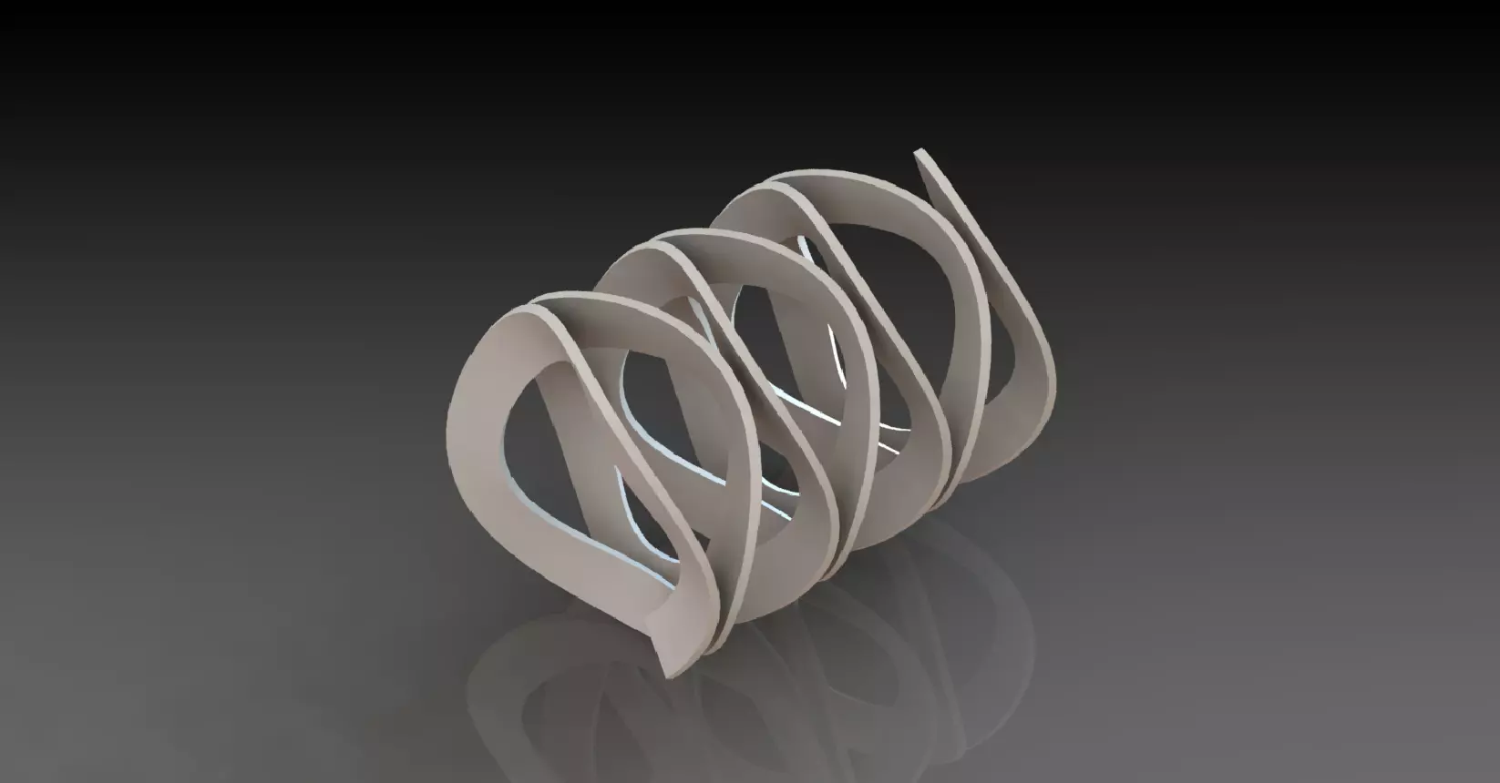 Wave Spring 3D print model_0