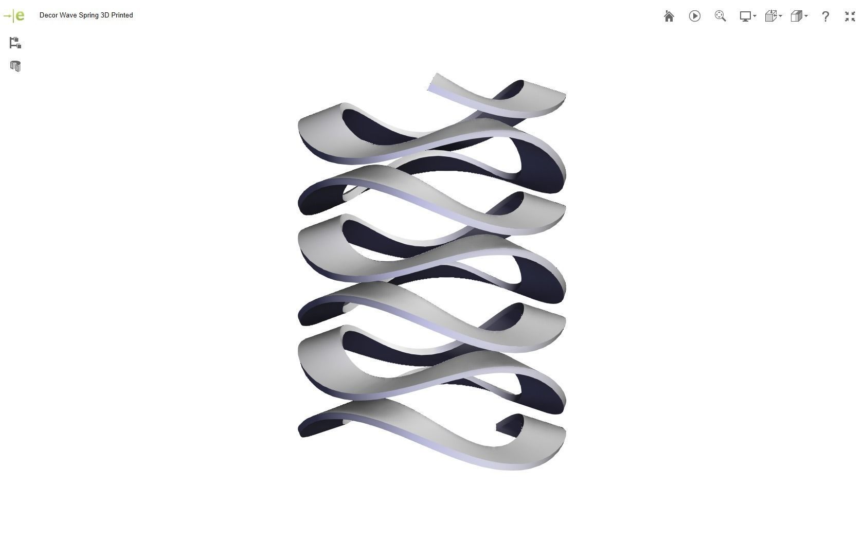 Wave Spring 3D print model_9