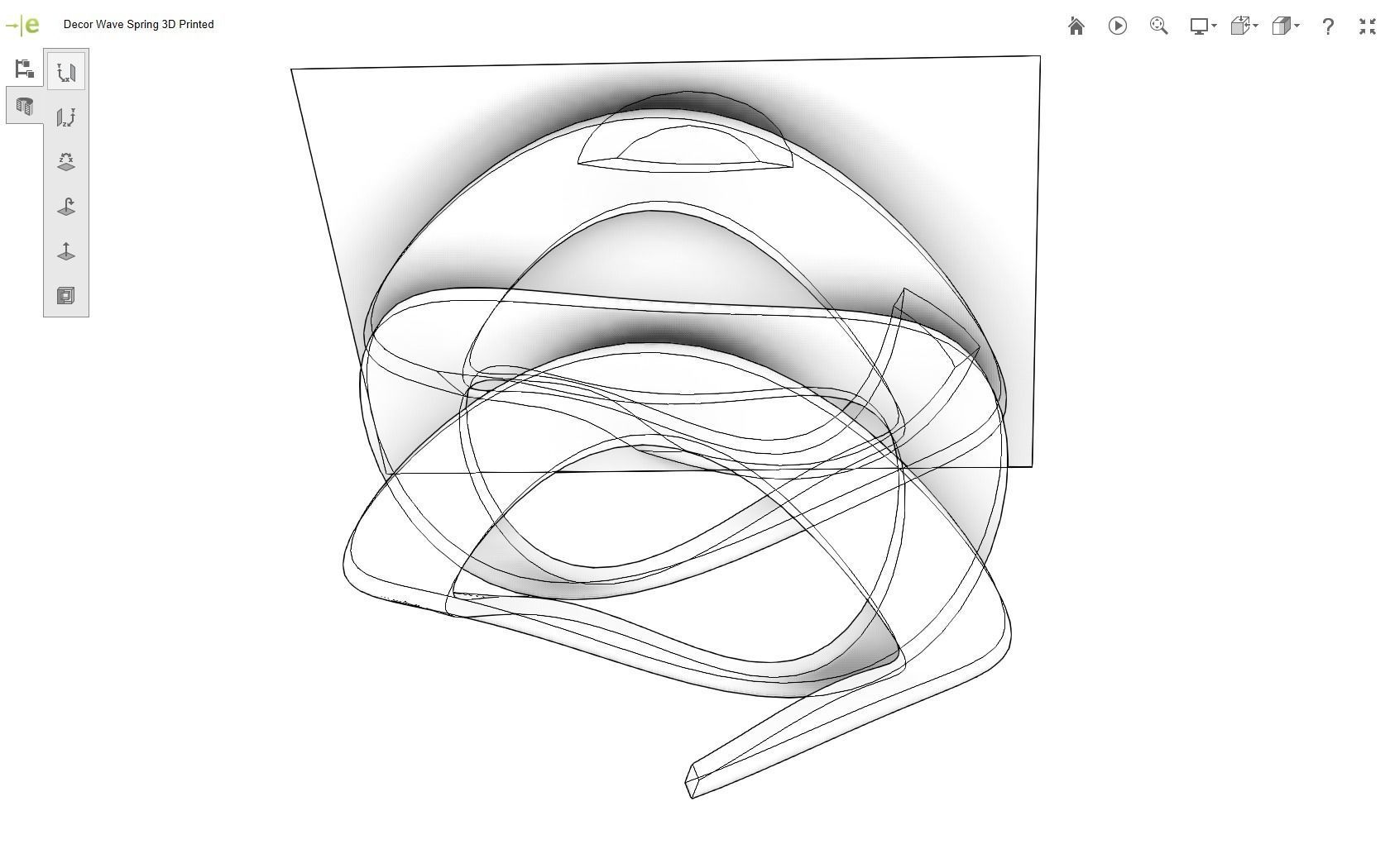 Wave Spring 3D print model_32