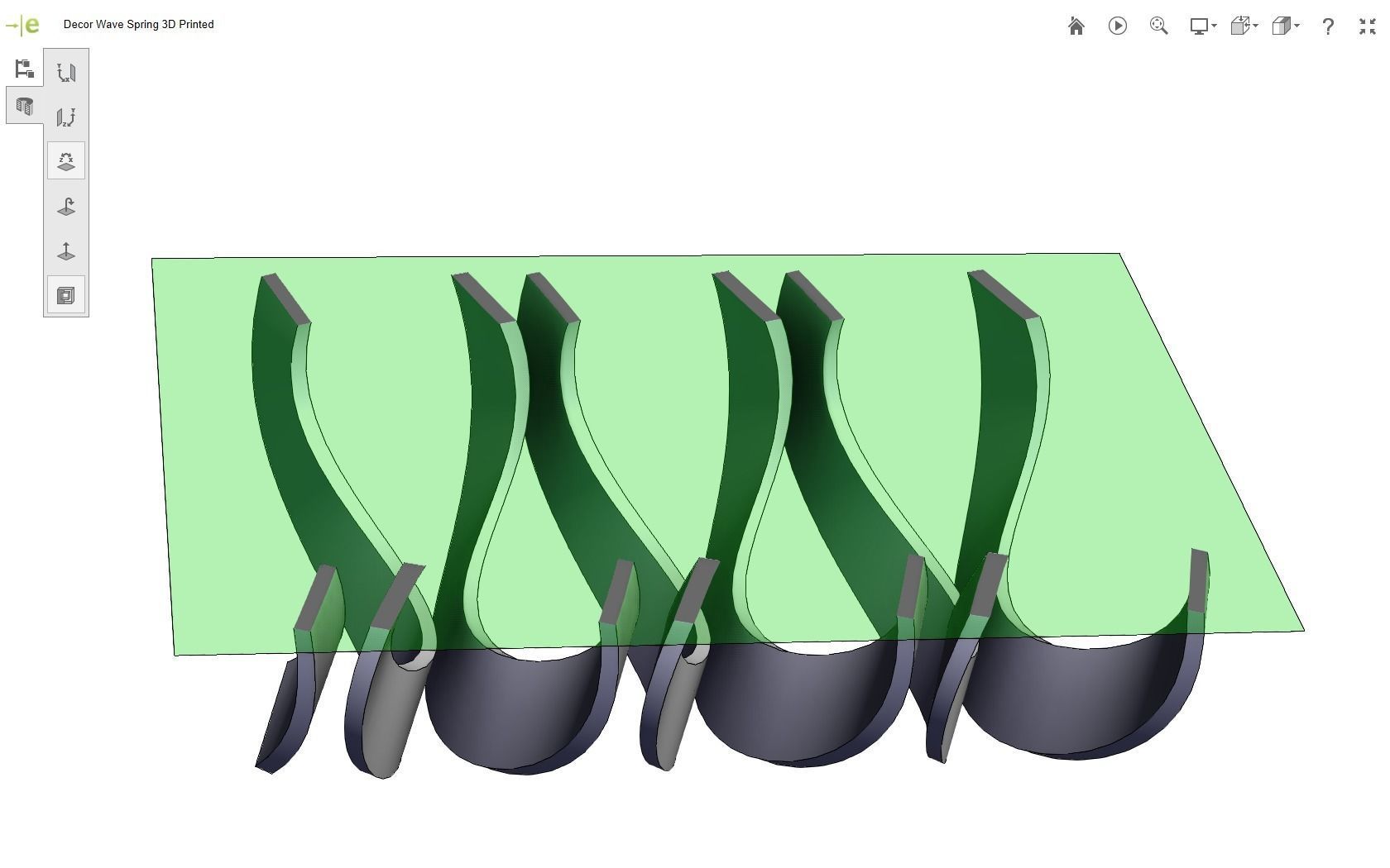 Wave Spring 3D print model_38