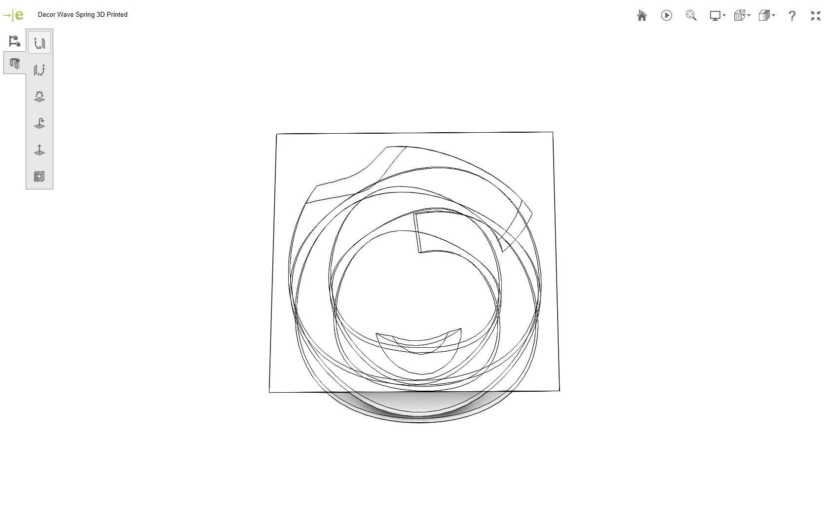 Wave Spring 3D print model_31