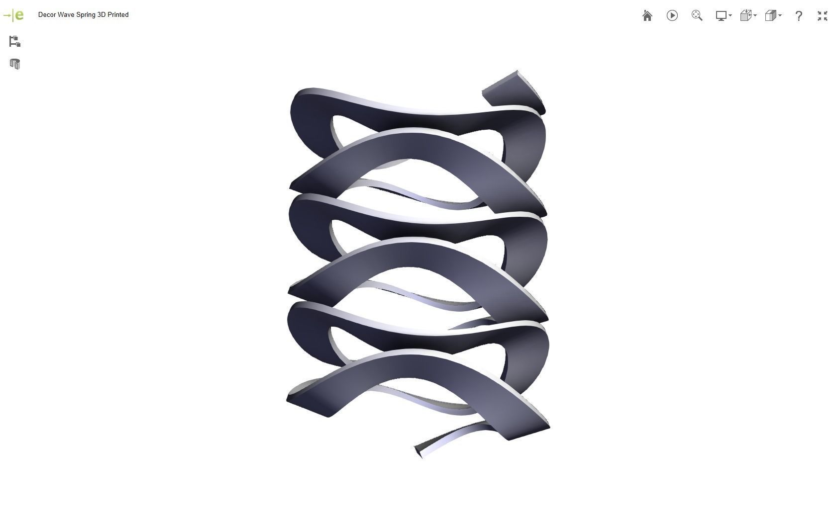 Wave Spring 3D print model_26