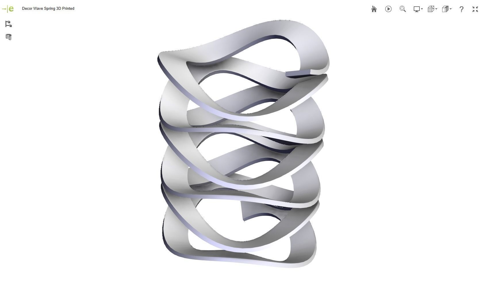 Wave Spring 3D print model_5