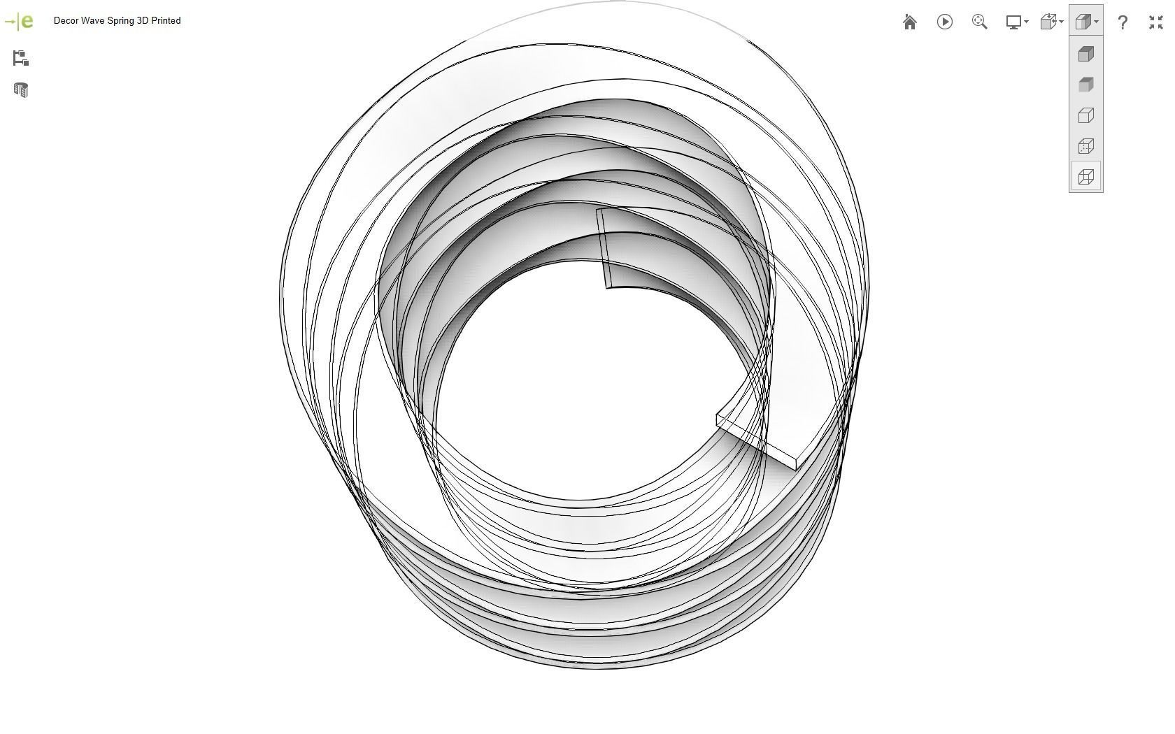 Wave Spring 3D print model_20