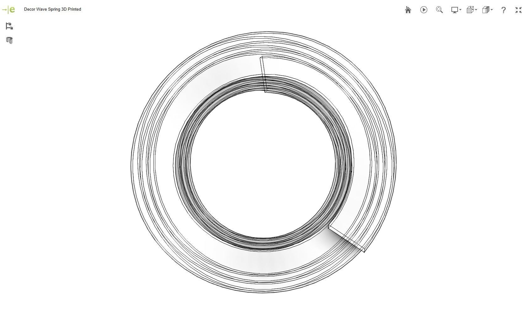 Wave Spring 3D print model_19