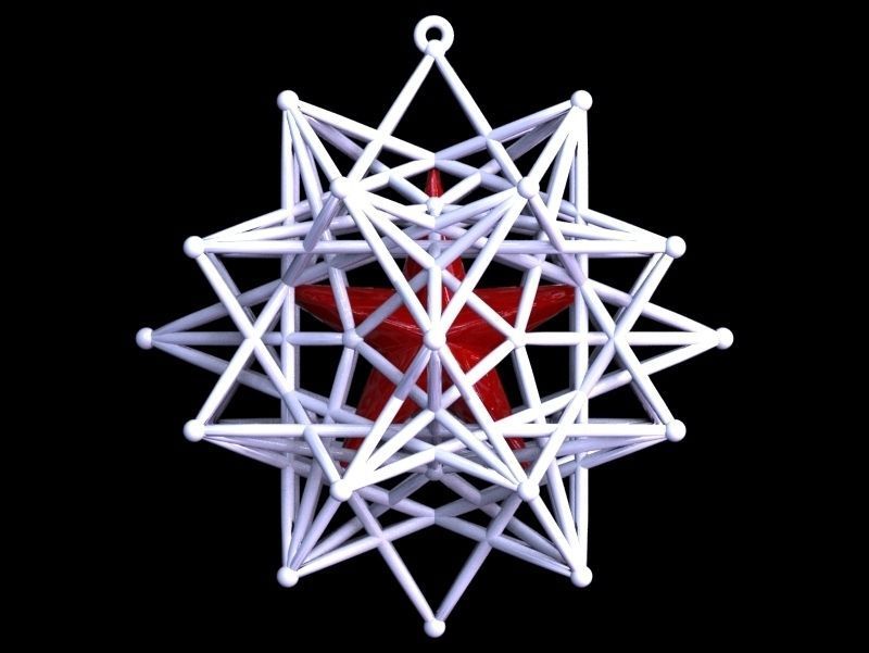 STAR IN STAR ROD 3D print model_1