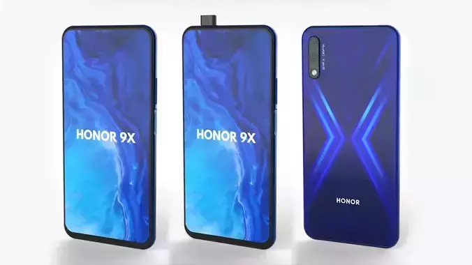 Huawei Honor 9X 3D model
