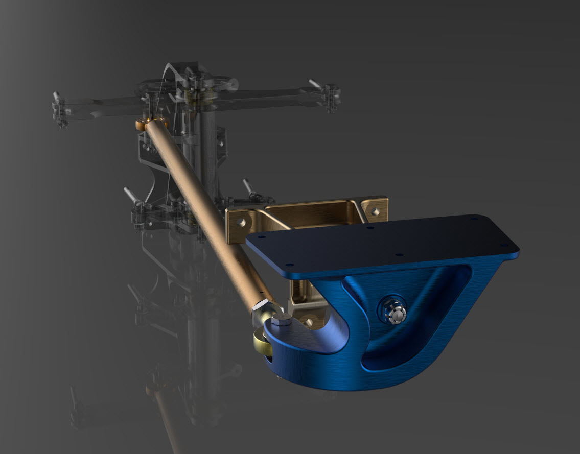 Full P-51D Mustang Assy Rear Fuselage TW Oleo Rudder Elev Models 3D Model Collection_11