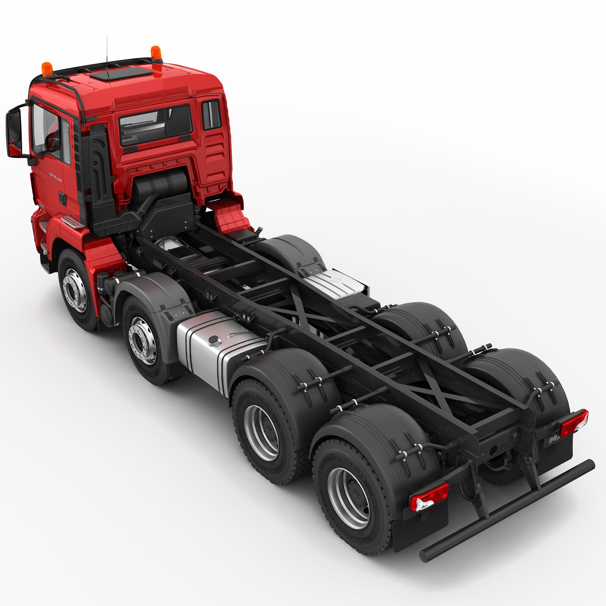 DUMP TRUCK TGS M 3D model_10
