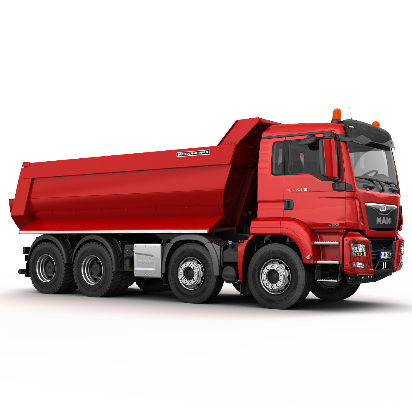 DUMP TRUCK TGS M 3D model_6