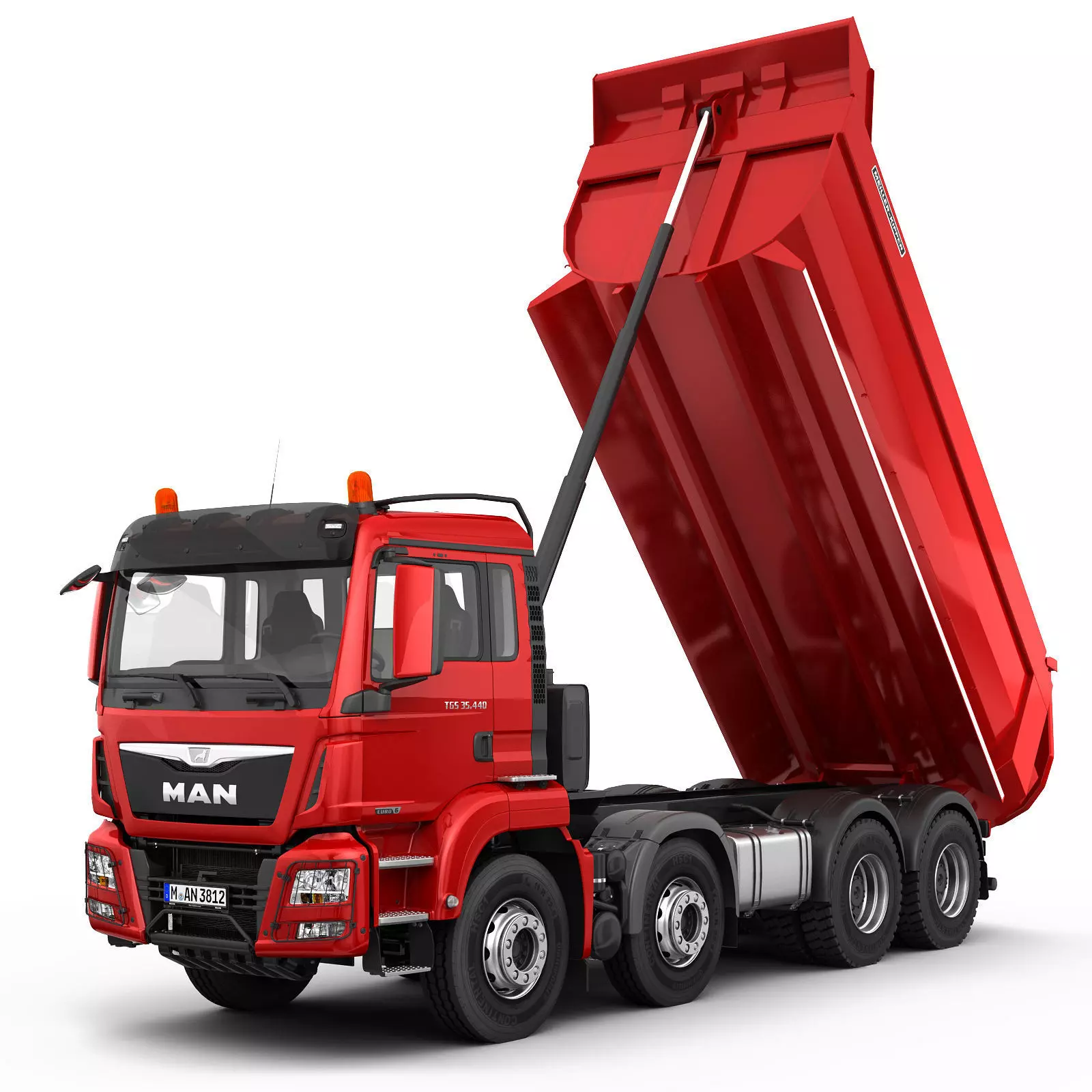 DUMP TRUCK TGS M 3D model_0
